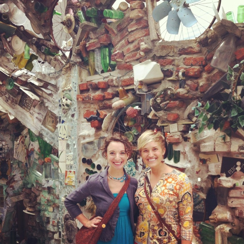 krista and i at the magic gardens